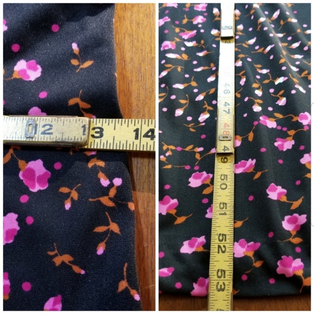 🌸 Vintage 60s Halter Maxi Dress Floral Boho S 🏖️ - Picture 9 of 9